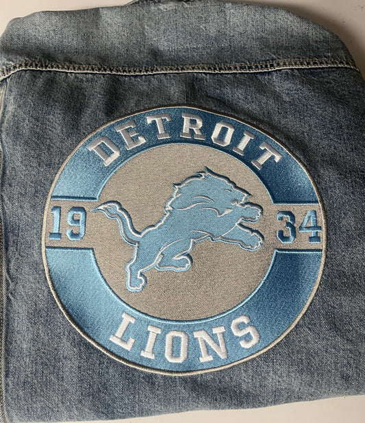 Custom blue jean team jackets!!